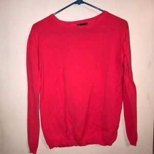 Neon pink H&M light sweater
